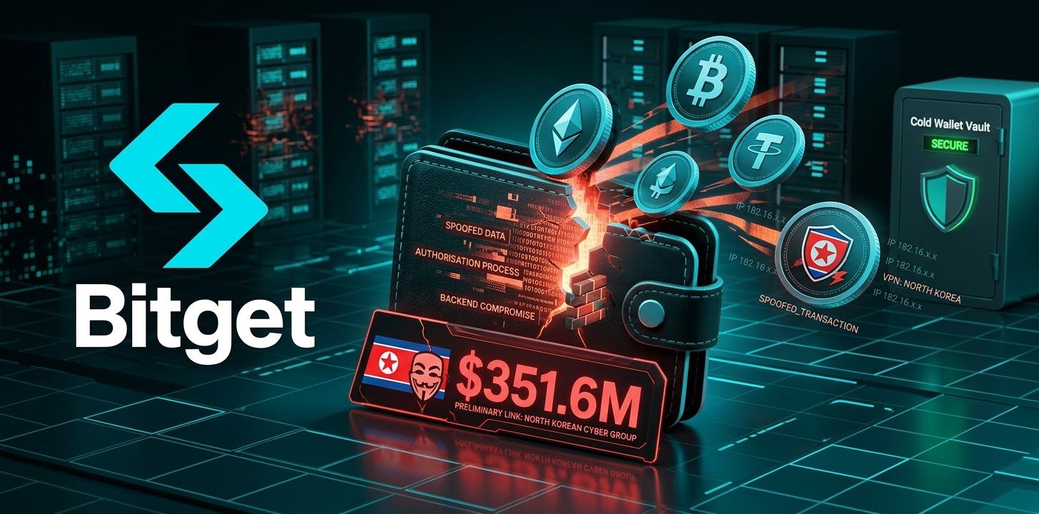 Bitget loses $351.6m to hackers, blames backend breach