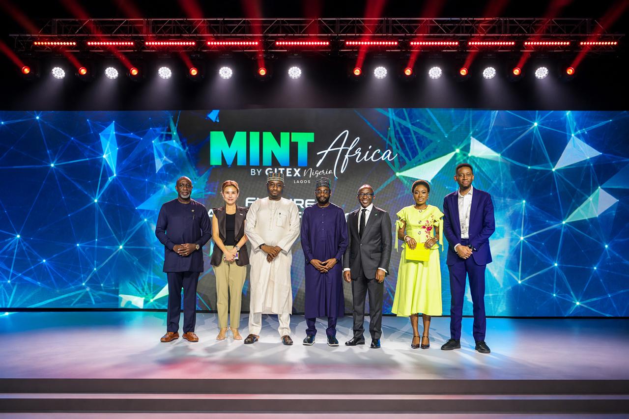 A cross section of dignitaries at the launch of MINT AFRICA by GITEX.