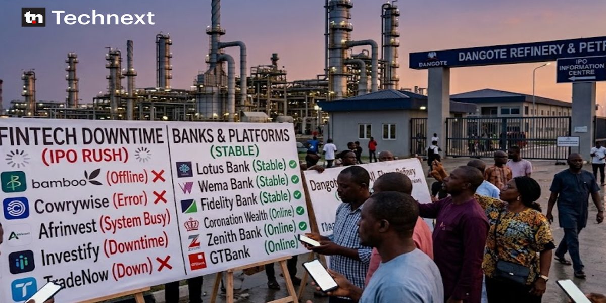 Fintechs blamed 'unexpected traffic' for the Dangote IPO meltdown; banks say they saw it coming
