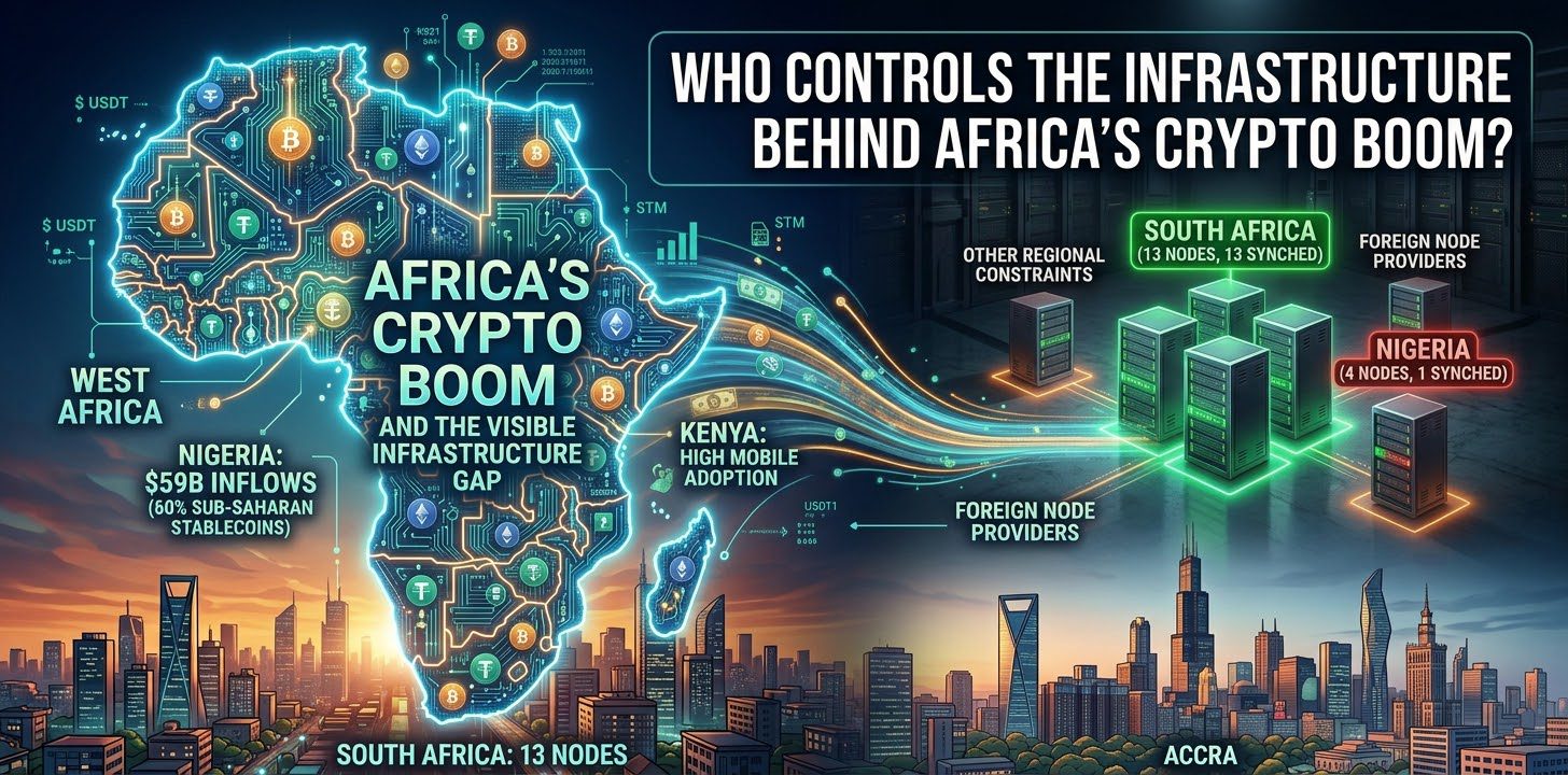 Who controls the infrastructure behind Africa's Crypto?