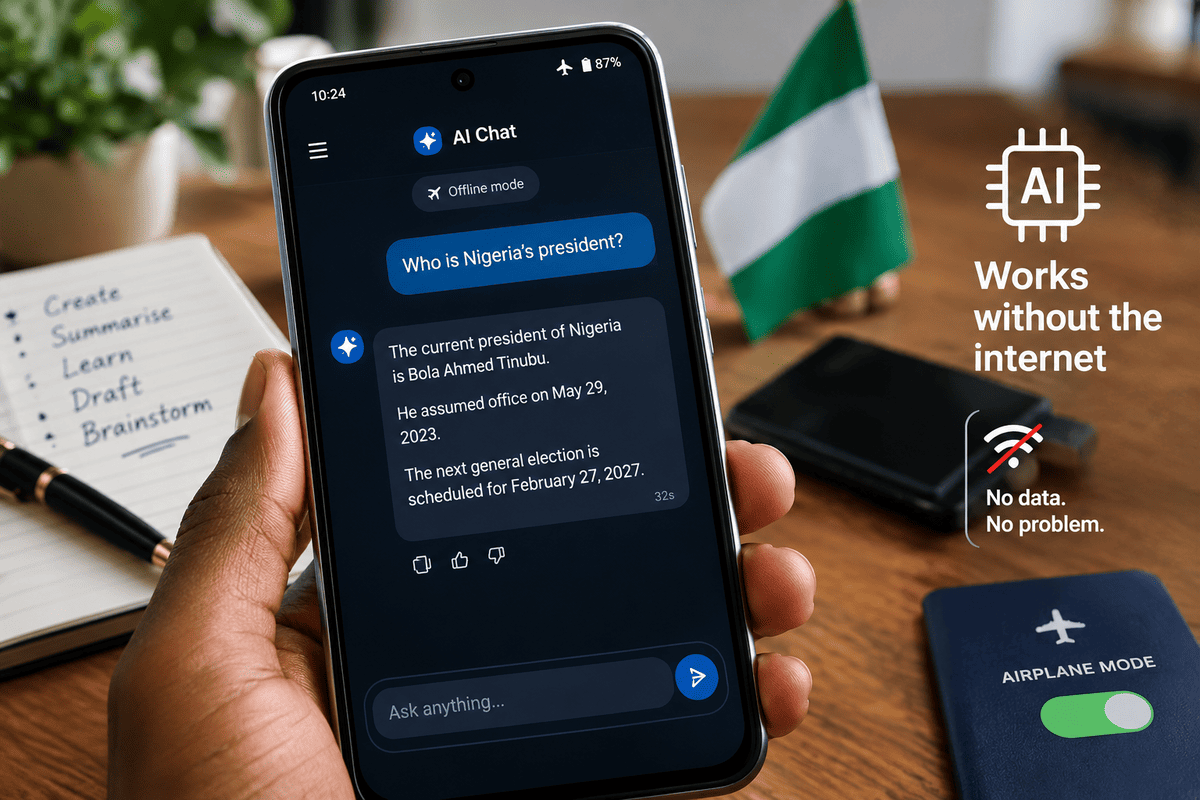 Can you access AI without the internet? What Nigerians should know about offline AI