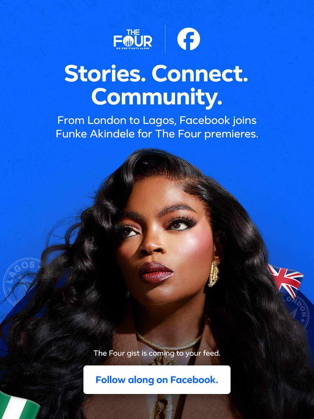 Facebook partners with Funke Akindele for London premiere of her new film, The Four