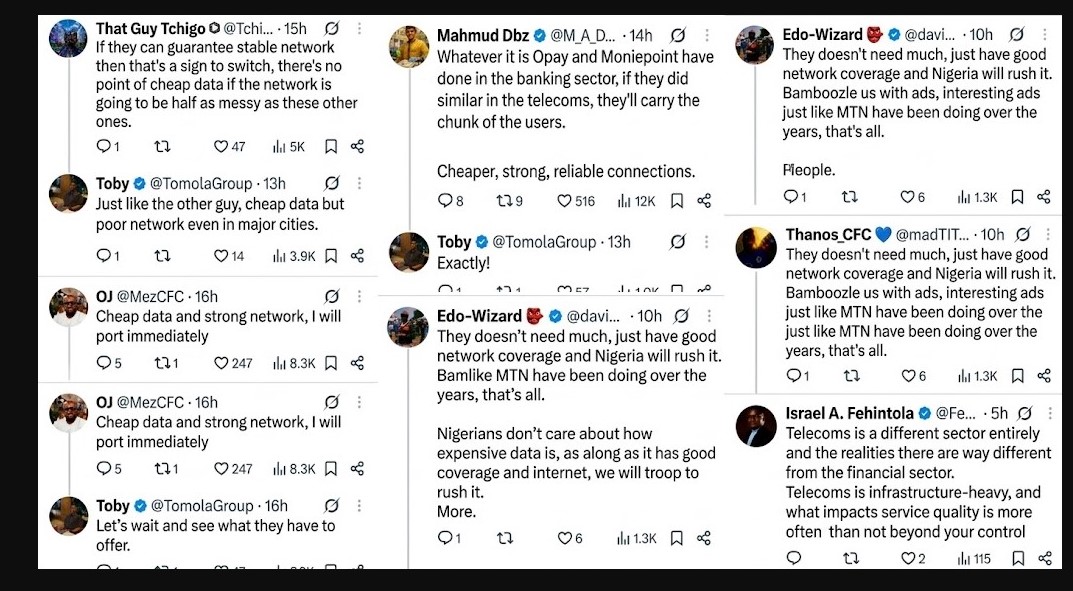 Swift Network: Nigerians on X reactions