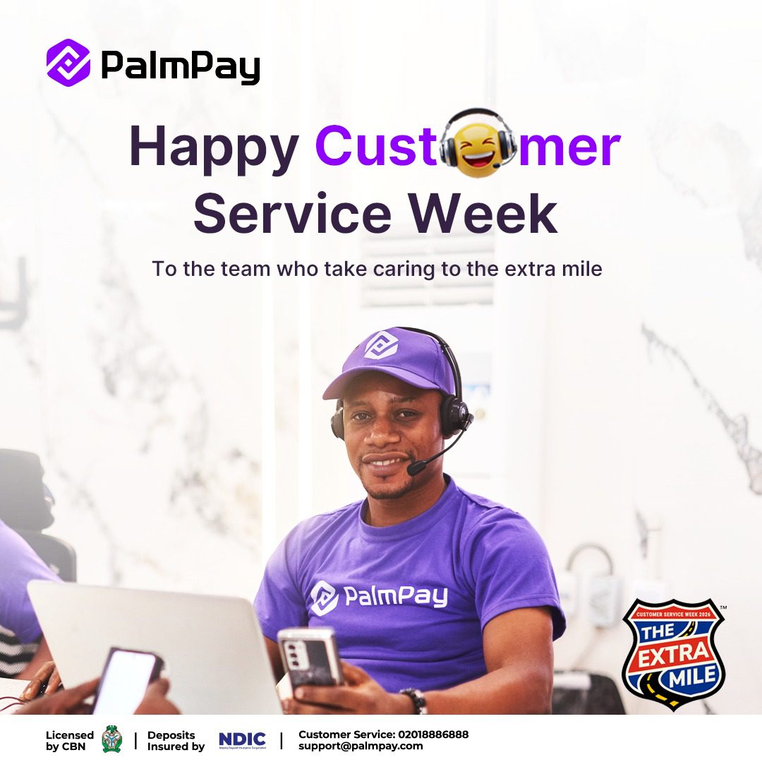 Customer Service Week:&nbsp;PalmPay&nbsp;Goes the Extra Mile to Keep Customers Supported and Secure