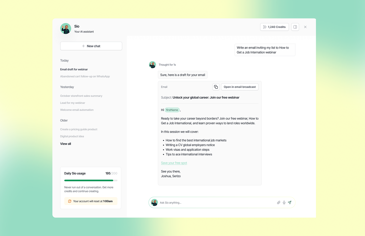 Serlzo is becoming Africa’s marketing AI company, helping creators and digital businesses sell faster with AI